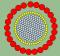 Fill area with circles