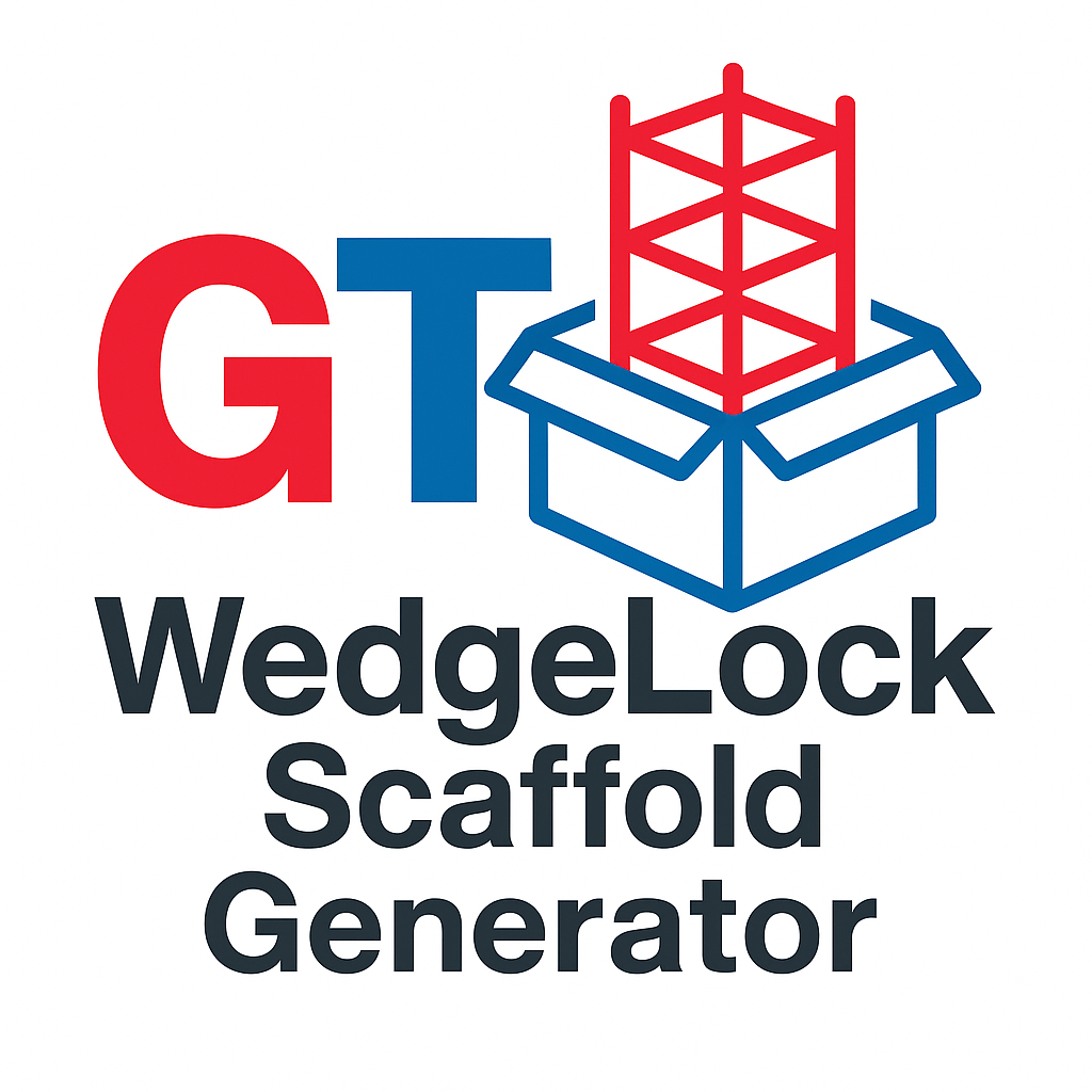 [$] GT Wedge Lock Scaffold Generator Pro