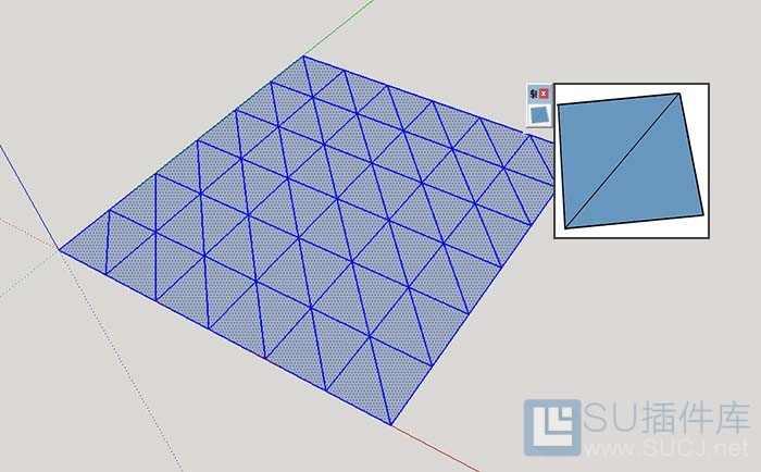 triangulateQuadFaces （四边面转三角面）（汉化+优化）